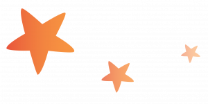 Stars Orange Down Left