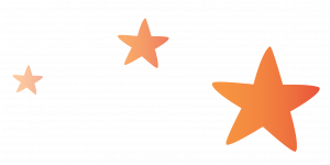 Stars Orange Up Right