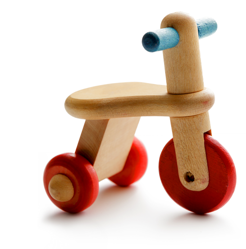 Wooden toy trike